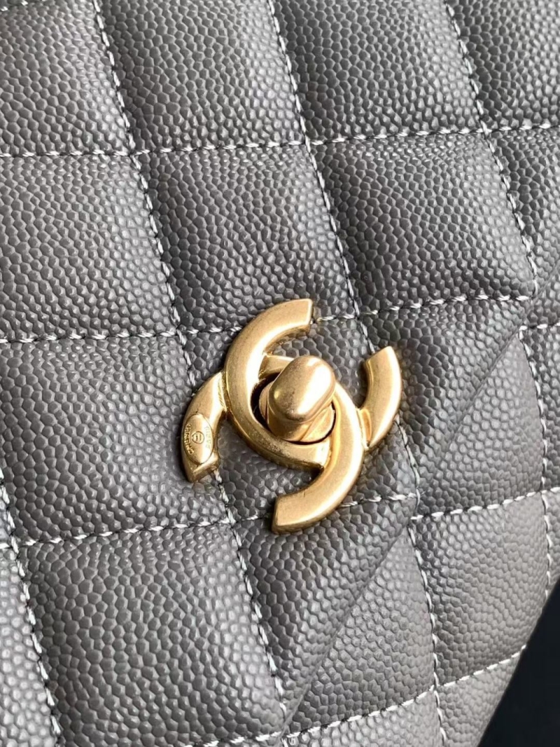 Ch**el top handle bags